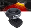 A portable car defroster with heat waves emanating from it, shown in the foreground and as a smaller inset image in the background. Podgląd zdjęcia produktu