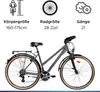 Vélo de randonnée Zündapp T700 pour femmes et hommes, 28 Voir les images du produit 3