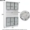 STILVORA Vitrine Highboard Buffetschrank mit Produktbild-Vorschau 9