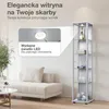 K-Möbel Witryna szklana stojąca w kolorze aluminium / Podgląd zdjęcia produktu 5