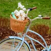 Creative Home Cestino da Bicicletta in Vimini | Naturale Anteprima dell’immagine prodotto 7