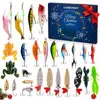 24er-Set Angel-Adventskalender mit Angelködern & Zubehör – Produktbild-Vorschau 1