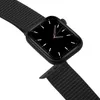 Nylon bracelet pour Apple Watch Series 6 avec 44mm en noir Voir les images du produit 4