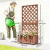 Outsunny Jardiniššre avec Treillis - bac š€ Fleurs - Voir les images du produit 5