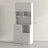 HOMCOM Küchenschrank, Hochschrank mit verstellbaren Regal, Produktbild-Vorschau 3
