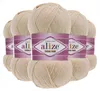 5 x 100g Strickgarn Alize Cotton Gold Uni Klassikgarn Häkelgarn Strick-Wolle natur Produktbild-Vorschau