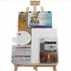 An art set displayed on a wooden easel against a white background. Podgląd zdjęcia produktu
