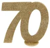 Aufsteller Zahl '70' gold Produktbild-Vorschau 3