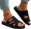 1 Paar Damen-Sandalen in Übergröße, rutschfeste Sohle, Produktbild-Vorschau 1