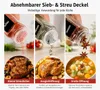 Gewürzgläser Set 12 Stück 120ml mit Deckel Gewürzbehälter Produktbild-Vorschau 3
