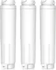Three white water filter cartridges are arranged vertically in a row against a white background. Produktbild-Vorschau