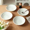 Suppenteller Set 4-teilig Keramik Ø22 cm – Tiefe Teller für Produktbild-Vorschau 4