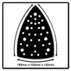 Mirka Delta cuscinetto di protezione 100x152x152mm Grip 34 Anteprima dell’immagine prodotto 4