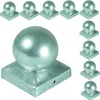10x Chapeau de poteau boule 9x9 cm Chapeau de clôture Voir les images du produit 1