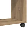 vidaXL Bočný stolík s kolieskami Artisan dub 70x35x60cm Náhľad obrázku produktu 6
