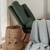 Idohome - Ausklappbarer Sessel mit Fußhocker LILA Produktbild-Vorschau 5