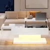 MODFU Couchtisch Wohnzimmertisch LED für Wohnzimmer, Produktbild-Vorschau 3