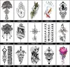 INF Temporärer Tattoo-Aufkleber mit schwarzem Tierblumenarm Produktbild-Vorschau 3
