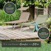 Park Alley I Sonnenliege I mit Dach, Gartenliege Klappbar, Produktbild-Vorschau 2