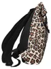 Kleiner Rucksack Braun Leo-Optik Rolltop mit gepolsterten Produktbild-Vorschau 5