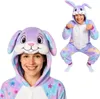 Onesie Kigurumi Pigiama Costume Travestimento Coniglio XXL: Anteprima dell’immagine prodotto 1