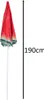 A closed umbrella with a watermelon pattern and a measurement indicator. Podgląd zdjęcia produktu