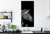 MuchoWow® Poster Zebra - Schwarz - Weiß - Porträt - Tiere Produktbild-Vorschau 3