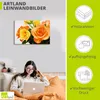 ARTland Leinwandbild Rosenstrauß Größe: 90x60 cm Produktbild-Vorschau 3