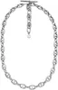 Halsketten   Kette Fossil Silber Von 43 cm bis 49 cm  Produktbild-Vorschau 1