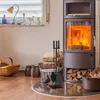 relaxdays Kaminbesteck 4-teilig schwarz Produktbild-Vorschau 2