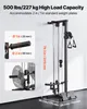 VEVOR LAT-Zugmaschine, 3-in-1 Ruder-Kabelmaschine, Produktbild-Vorschau 4