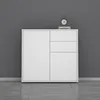 doporro Buffet Commode 80 cm Meuble de Rangement Blanc Mat Voir les images du produit 1