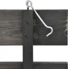 vidaXL Box na 3 koše 210x75x121 cm z masívneho borovicového Náhľad obrázku produktu 6