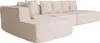 Set divani HWC-Q28, divano a L, divano letto, tessuto Anteprima dell’immagine prodotto 16