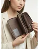 Lazarotti porte-monnaie Bologna Leather Double Zip Around Voir les images du produit 10