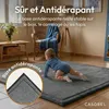 CASABEL Tapis d’Éveil Bébé Velours Gris 150×180 cm, Épais Voir les images du produit 5