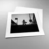 Poster - Poster ohne Rahmen - Schatten Fotografie Treppen - Produktbild-Vorschau 3