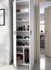 Dmora Armadio Multiuso 2 Ante Apro 35x190h cm Bianco, 2 Anteprima dell’immagine prodotto 4