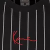Karl Kani Small Signature Pinstripe Kurzarm-t-shirt Schwarz Produktbild-Vorschau 7