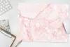 MuchoWow® Mauspad Mousepad Marmor - Weiß - Rosa - Chic Produktbild-Vorschau 5