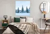 MuchoWow® Poster Winter - Schnee - Bäume 100x100 cm - Produktbild-Vorschau 4