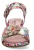 Laura Vita Damen Sandalette Blüten Applikation Produktbild-Vorschau 6