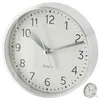 Wanduhr silber Ø15x4cm Aluminium Küchenuhr Dekouhr Uhr Produktbild-Vorschau 1