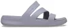 Crocs Getaway Strappy Badesandalen Blau,Grau EU 38-39 Frau Produktbild-Vorschau 1
