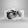 Bild auf Leinwand - Leinwandbild - Chopper Motorrad Chrom - Produktbild-Vorschau 3