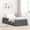 vidaXL Aufbewahrungsbett mit Matratze Dunkelgrau 90 x 200 Produktbild-Vorschau 2