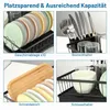 VINATO Suszarka do naczyń z podstawką na wodę, 42x30x13 cm Podgląd zdjęcia produktu 6