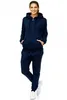 Damen Jogginganzug einfarbig 100% Baumwolle 586 Navy XL Produktbild-Vorschau 1