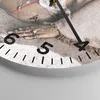 Wanduhr - Rund - Glasuhr - Sand Frau Schmuck - 40x40cm - Produktbild-Vorschau 5