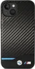 BMW Handyhülle iPhone 13 Schwarz Echtes Leder Carbon-Optik Produktbild-Vorschau 7